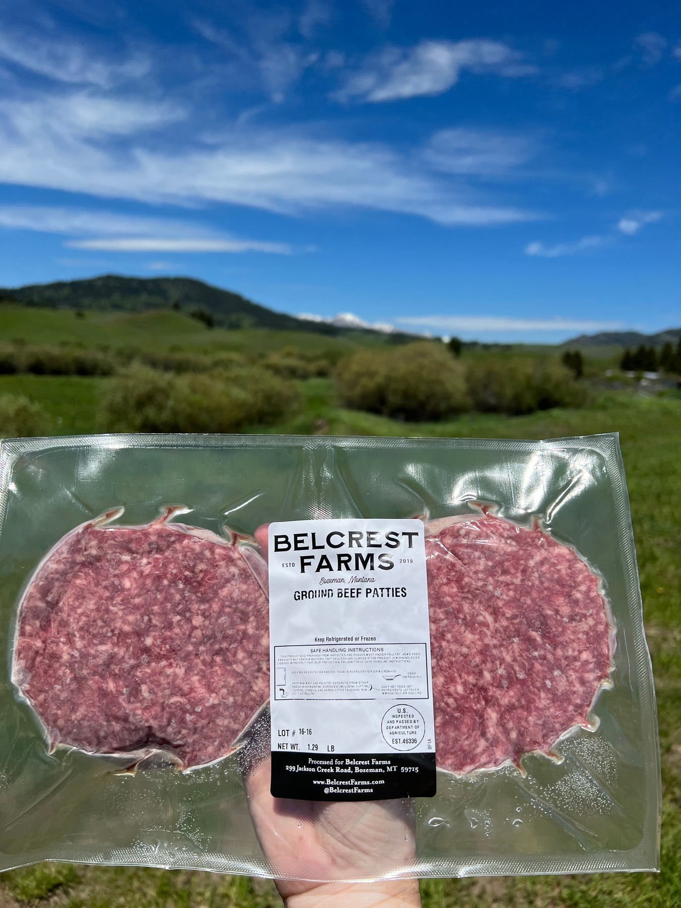 Dry Aged 1/3LB Burger Patties Belcrest Farms